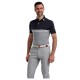 Поло FJ Lisle Engineered End to End Stripe Navy/White