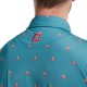 Поло FJ Lisle Cocktail Print Storm Blue
