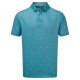 Поло FJ Lisle Cocktail Print Storm Blue
