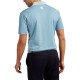 Поло FJ Heather Pique with Pinstripe Trim Storm Blue