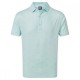 Поло FJ Smooth Pique FJ Tonal Print Ice Blue