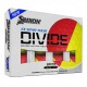 Шары для гольфа Srixon Q-STAR Tour DIVIDE желтый красный