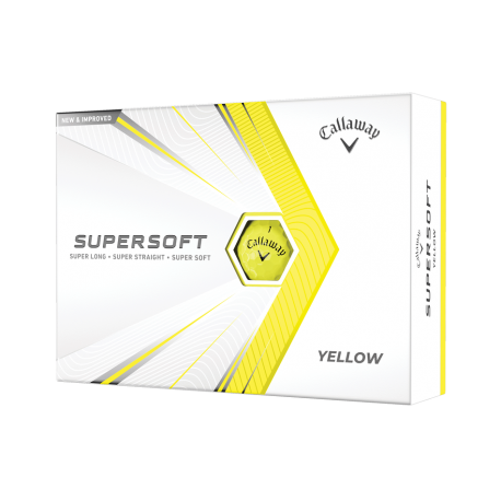 Мячи для гольфа Callaway SuperSoft желтые