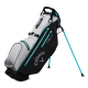 Бэг для гольфа Callaway Fairway C HD Double Strap серебристый/черный/зеленый на ножках