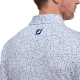 Поло Footjoy Granite Print Lisle Белый