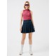 Поло для гольфа J. Lindeberg Dena Print Sleeveless красный