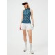 Поло для гольфа J. Lindeberg Dena Print Sleeveless синий