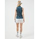 Поло для гольфа J. Lindeberg Dena Print Sleeveless синий