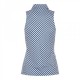 Поло для гольфа J. Lindeberg Dena Print Sleeveless голубой