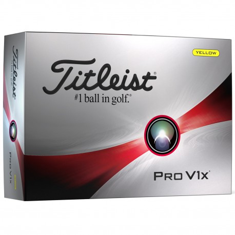 Мячи для гольфа Titleist Pro V1X 2023 желтые