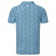 Поло FootJoy Shadow Palm Print синий