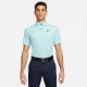 Поло Nike Dri-Fit Tour Heather голубое