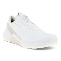 Кроссовки для гольфа Ecco olf BIOM H4 BOA GoreTex белый/коричневый