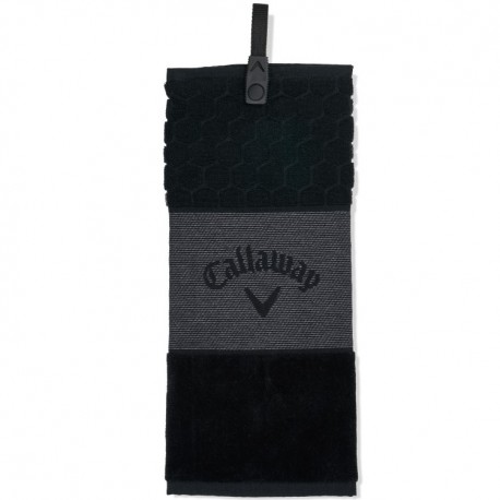 Полотенце для гольфа Callaway TriFold 23 черное