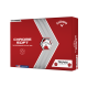 Мячи для гольфа Callaway Chrome Soft Truvis белый с красным 22