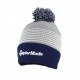 Шапка Taylormade Bobble Beanie серо-синяя