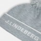 Шапка J. Lindeberg Stripe Beanie серая