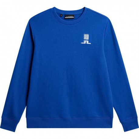 Пуловер J. Lindeberg RW Crew Neck синий