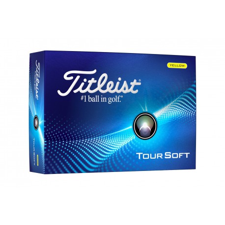 Мячи Titleist Tour Soft 2024 желтые