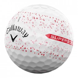 Мячи для гольфа Callaway Supersoft Splatter 360 Red