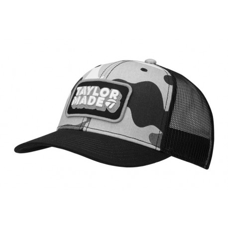 Кепка TaylorMade Retro Trucker черно-белая