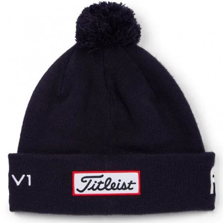 Шапка Titleist Tour Pom Pom черная