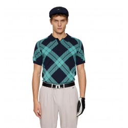 Поло J. Lindeberg Golf Martin темно синее
