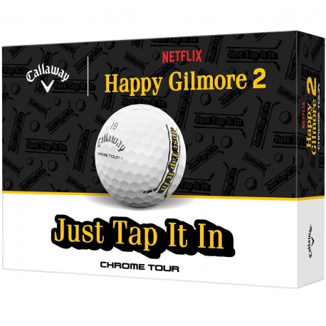 Мячи для гольфа Callaway Chrome Tour Happy Gilmore 2