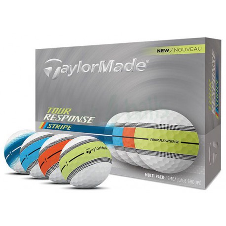 Мячи TaylorMade Tour Response Stripe Milti Pack