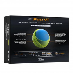 Мячи для гольфа Titleist Pro V1 2025 желтые