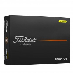 Мячи для гольфа Titleist Pro V1 2025 желтые