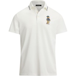 Поло Ralph Lauren Golf Bear белое