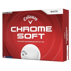 Мячи Callaway Chrome Soft 2026 белые