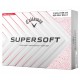 Мячи для гольфа Callaway Supersoft Splatter 360 Red