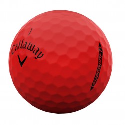 Шары для гольфа Callaway SuperSoft Matte красные 