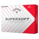 Шары для гольфа Callaway SuperSoft Matte красные 