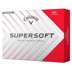 Мячи для гольфа Callaway SuperSoft красные