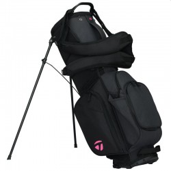 Бэг для гольфа TaylorMade Flextech черный-розовый