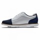 Кроссовки для гольфа FootJoy Traditions Shield Tip White/Navy