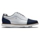 Кроссовки для гольфа FootJoy Traditions Shield Tip White/Navy