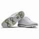 Кроссовки для гольфа FootJoy Traditions Shield Tip White/Navy