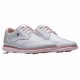Кроссовки для гольфа FootJoy Traditions Shield Tip White Pink