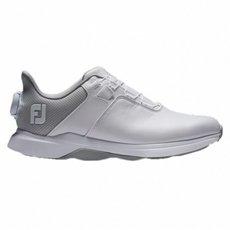 Кроссовки для гольфа FootJoy ProLite Boa White/Light Grey