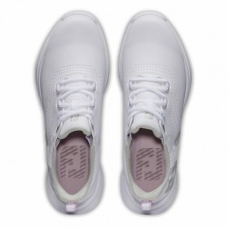 Кроссовки для гольфа FootJoy Fuel White/White/Pink