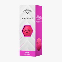 Мячи для гольфа Callaway SuperSoft Matte 2026 розовые
