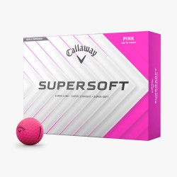 Мячи для гольфа Callaway SuperSoft Matte 2026 розовые