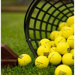 Мячи для гольфа Taylormade Range 2х слойные желтые