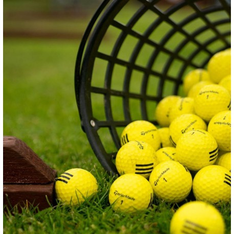 Мячи для гольфа Taylormade Range 2х слойные желтые