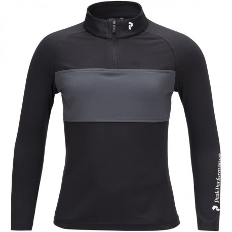 Кофта Peak Performance Junior Baselayer LS черная