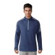 Кофта Adidas 3-Stripes Quarter- Zip синяя